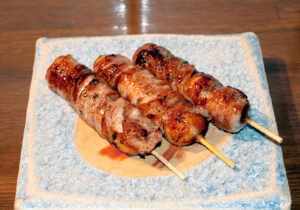 豚バラ巻きみたらし団子